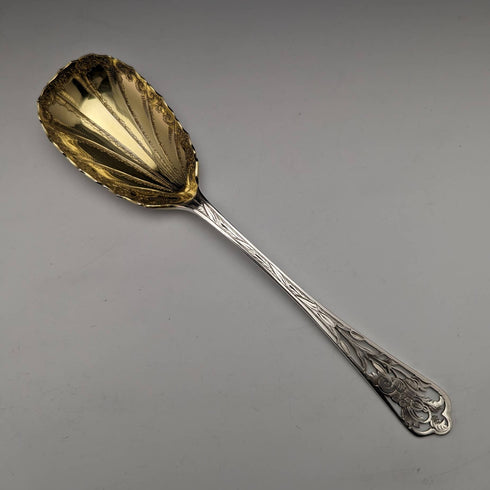 大約 1890 年英國古董銀盤水果和堅果套裝